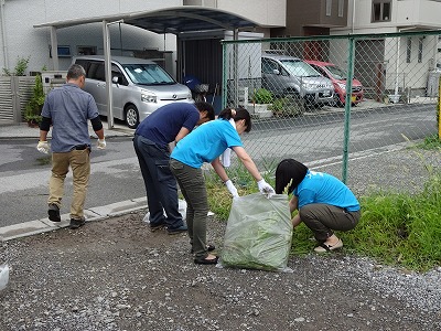 川口市里地区一斉清掃