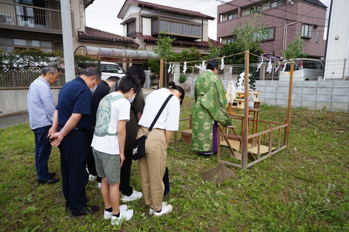 はじめまして地鎮祭