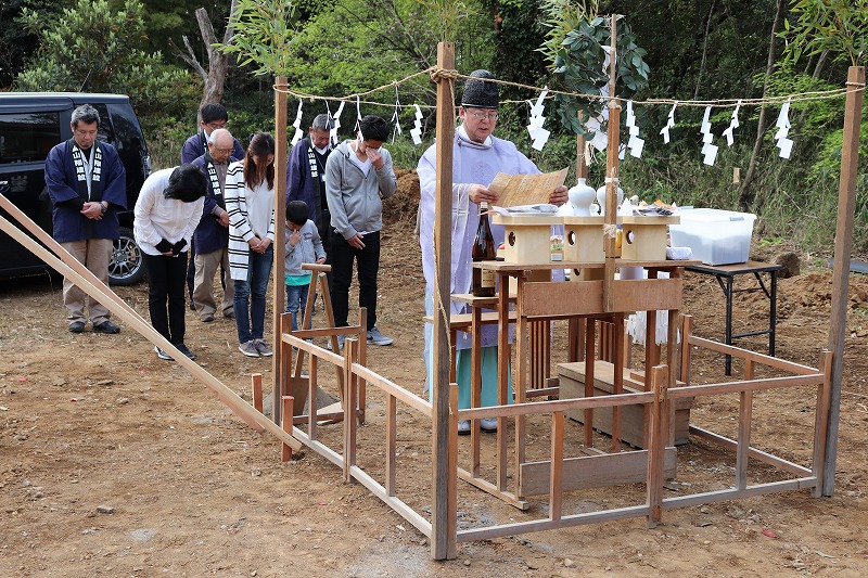 Step9　地網張り･地鎮祭･工事着工式