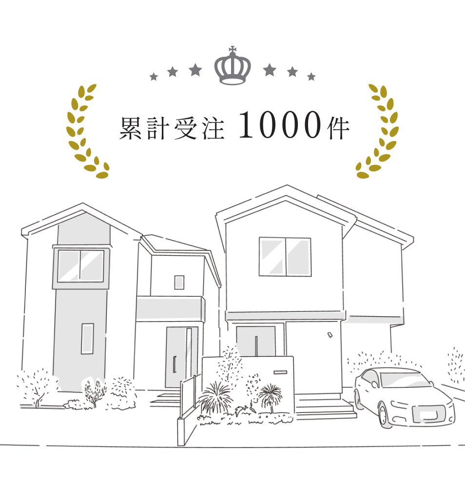 累計受注1000件